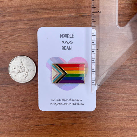 Progressive Pride Flag Pin