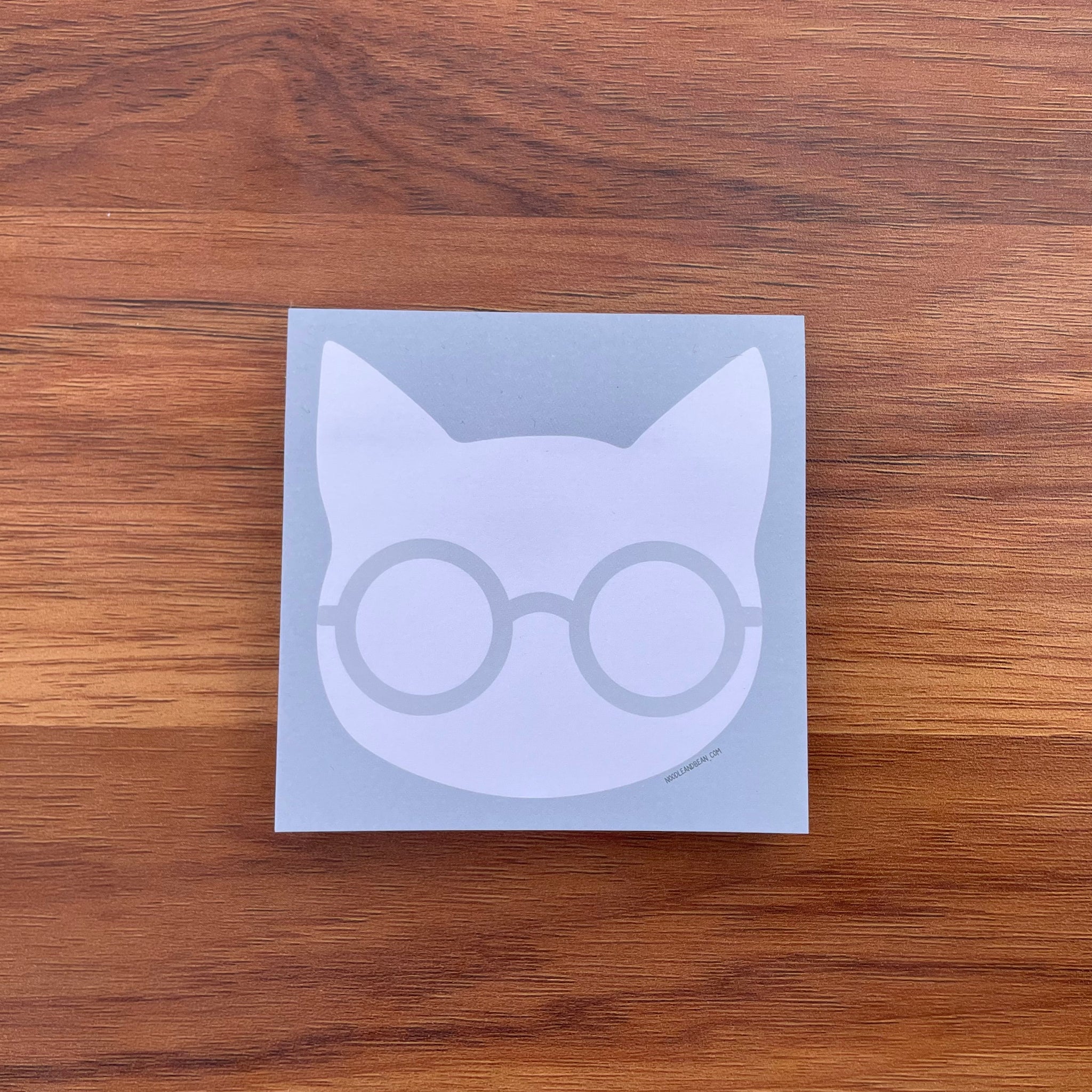 OOPSIE - Cat Head Sticky Notes - Pointy Ears with Glasses