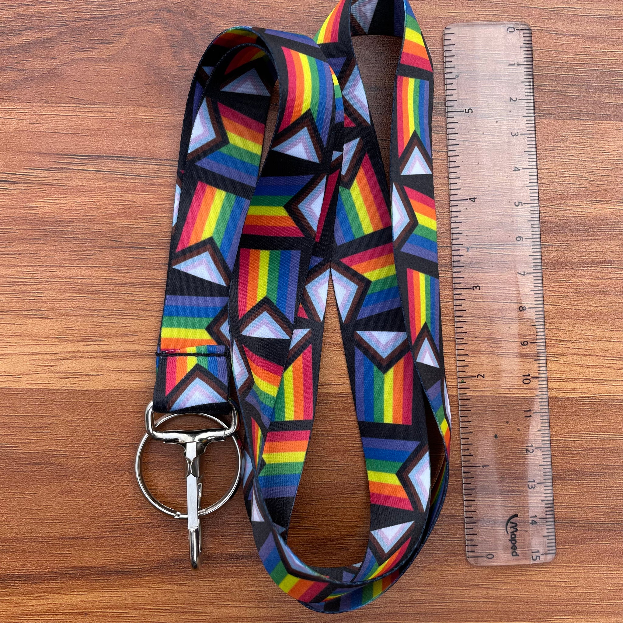 Progressive Pride Flag Lanyard