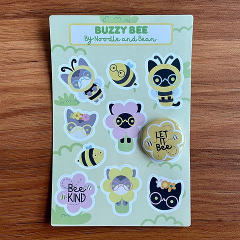 Buzzy Bee Sticker Sheet